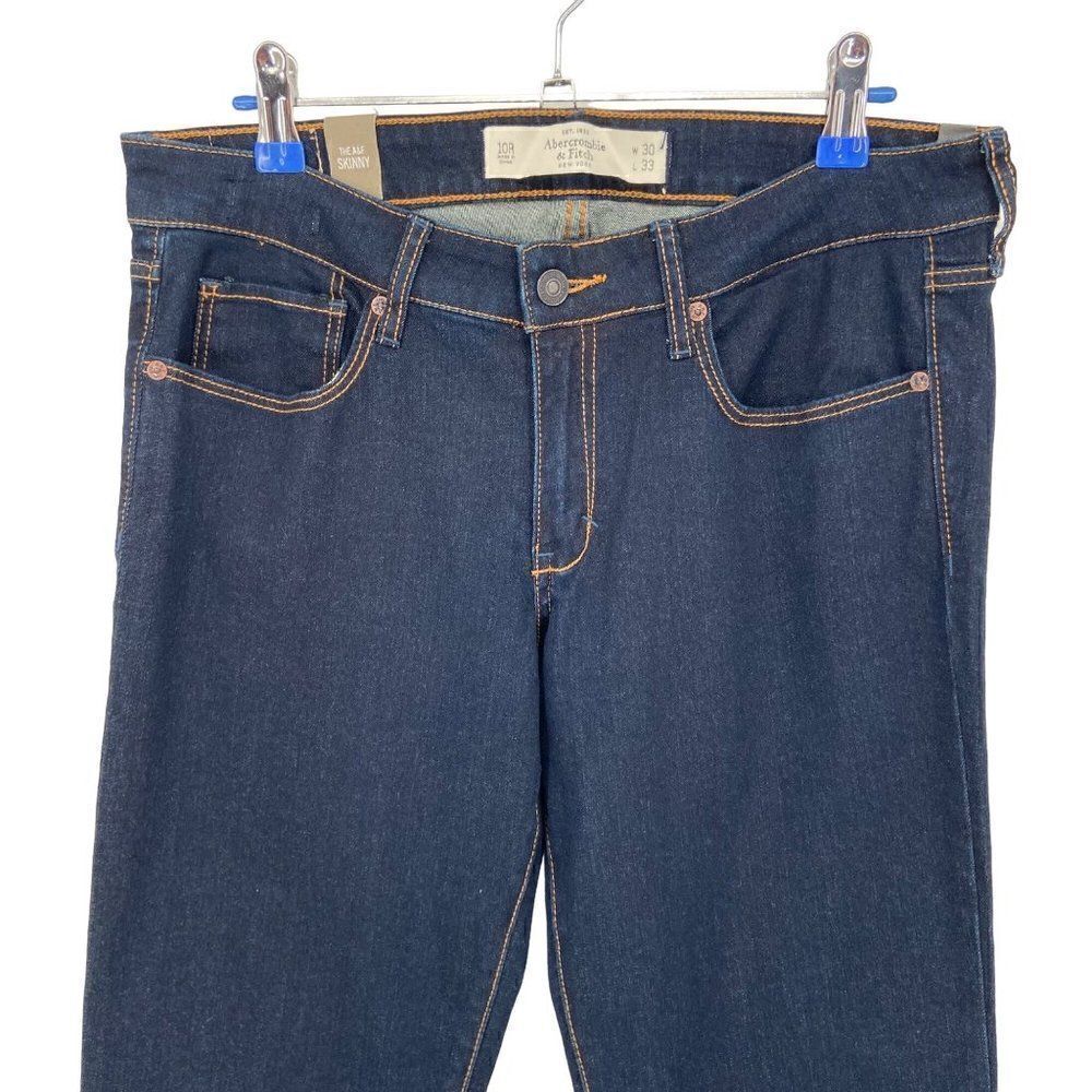 Abercrombie &‎ Fitch The A&F Skinny Jean NWT Size 10R 30X33 - Picture 3 of 11